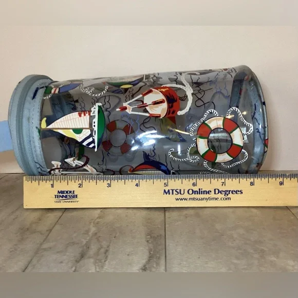 Vera Bradley Clear Cylinder Lotion Bag - Picture 7 of 10